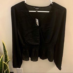 NWT Express Sheer Blouse - S